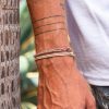 Buffalo Leather Belt 1″ width (25.5mm) NO BUCKLE, Snap On, Customizable Belt Strap for Your Buckle, Men’s DIY Accessory, Belt Without Buckle