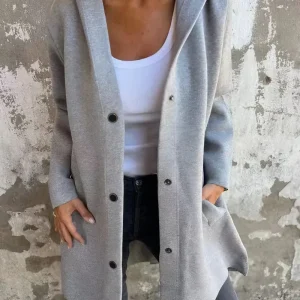✨Casual Single Breasted Hooded Jacket