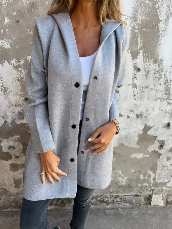 ✨Casual Single Breasted Hooded Jacket