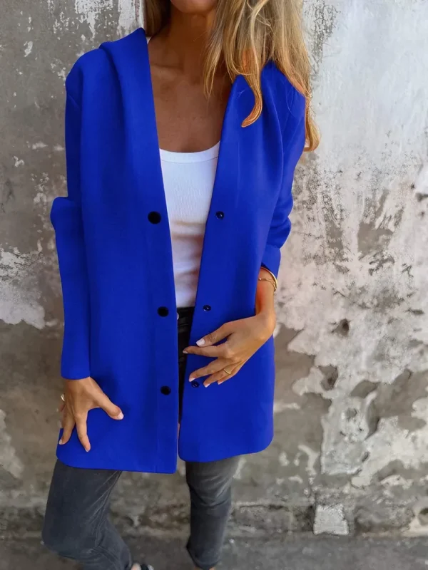 ✨Casual Single Breasted Hooded Jacket