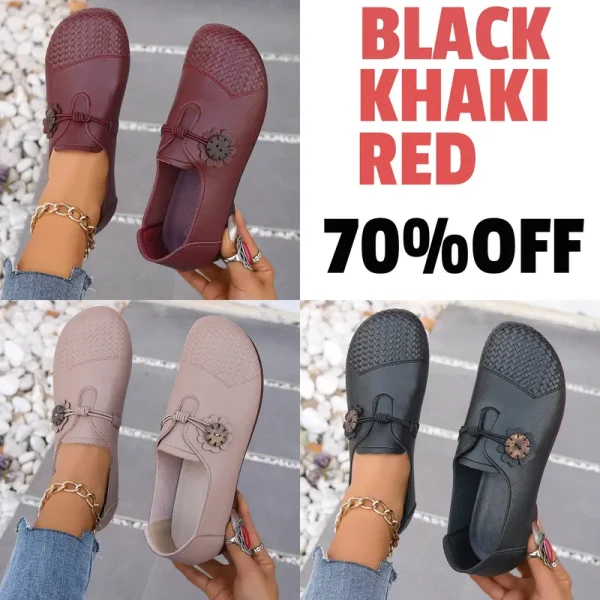 🔥Last Day Promotion 70% OFF 🔥 – Women’s leather soft-soled non-slip shoes